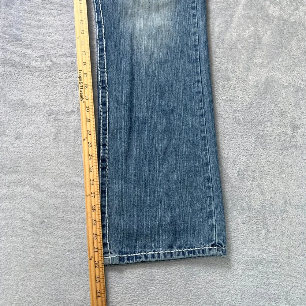 Vintage Y2K True Religion Bobby Big‎ T Jeans Men's 38 USA Made World Tour Denim